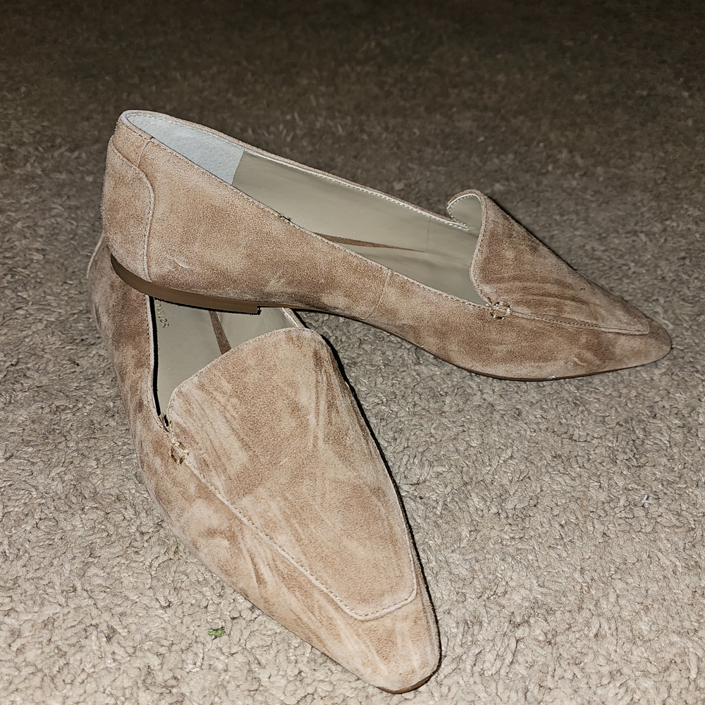 Ann Taylor Tan Suede Loafers